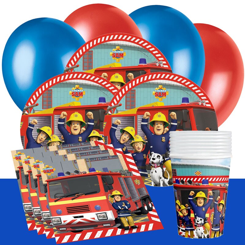 Brandweerman Sam - Feestpakket 8-24 personen