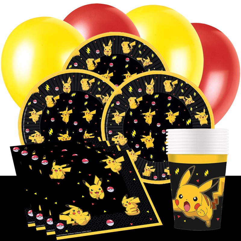 Pokémon Pikachu - Feestpakket 8-24 personen