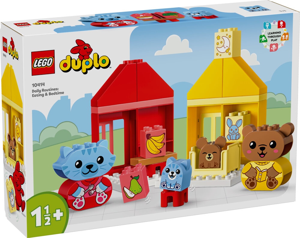 LEGO Duplo - Dagelijkse gewoontes – eten en slapen 1+