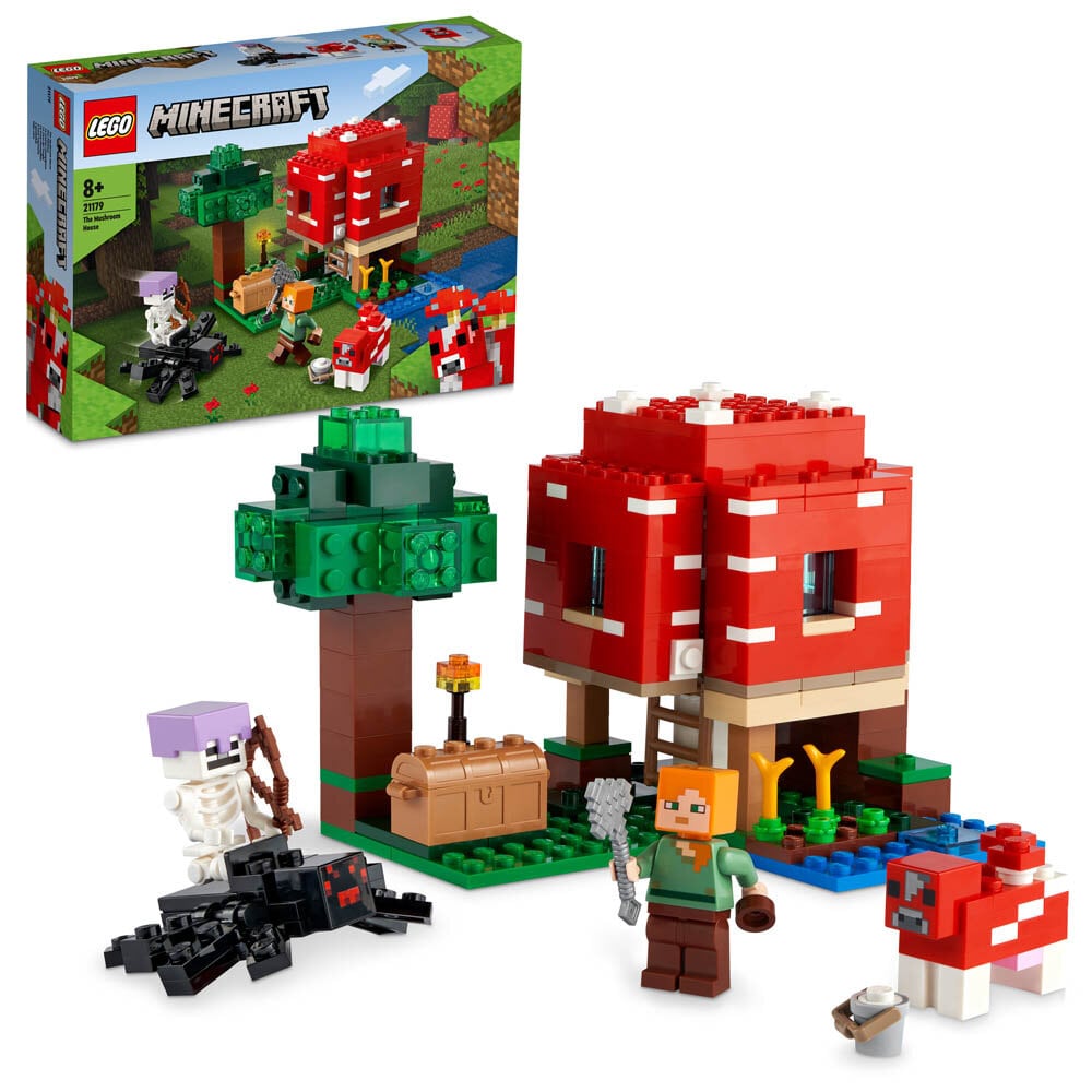 LEGO Minecraft - Het Paddenstoelenhuis 8+