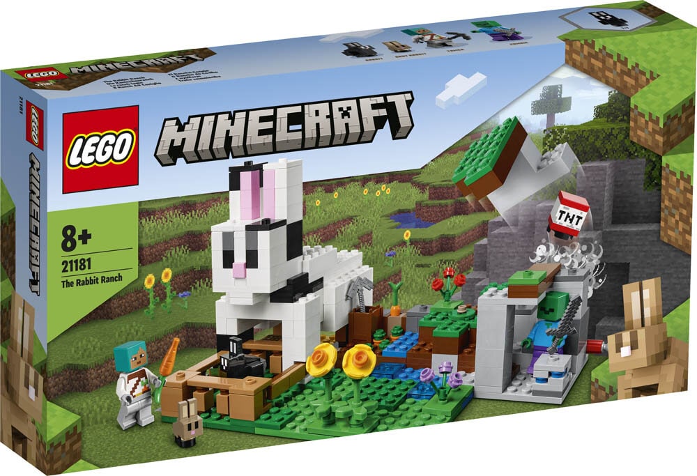 LEGO Minecraft - De Konijnenhoeve 8+