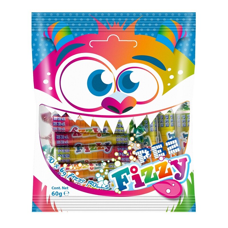PEZ Fizzy Rolls 10 stuks