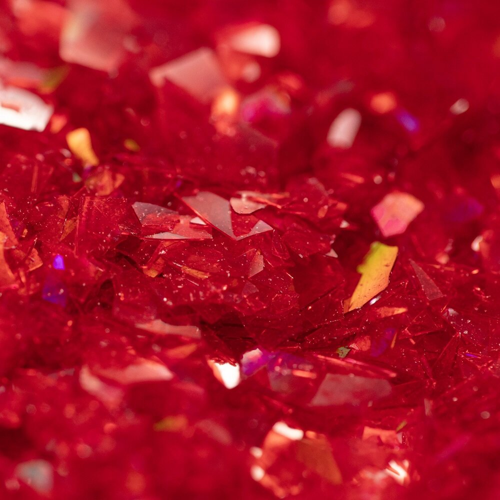 PME Eetbare Glittervlokken, rood