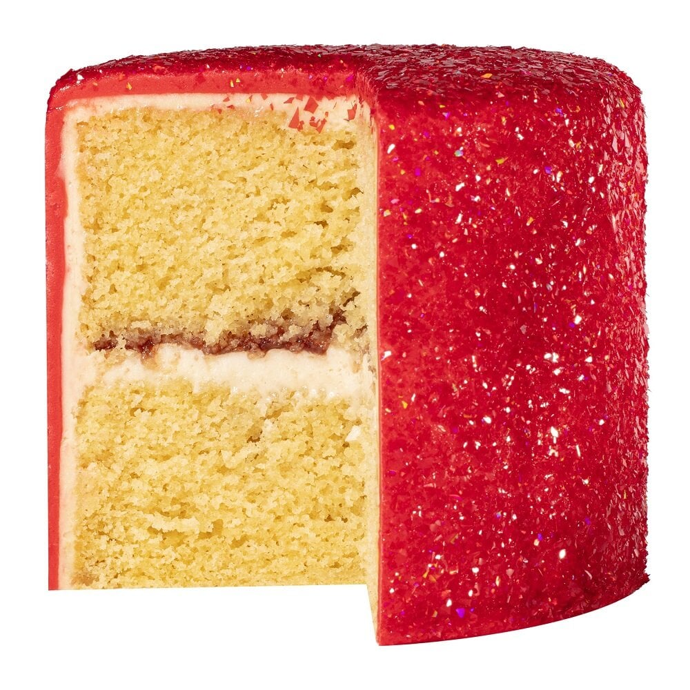 PME Eetbare Glittervlokken, rood