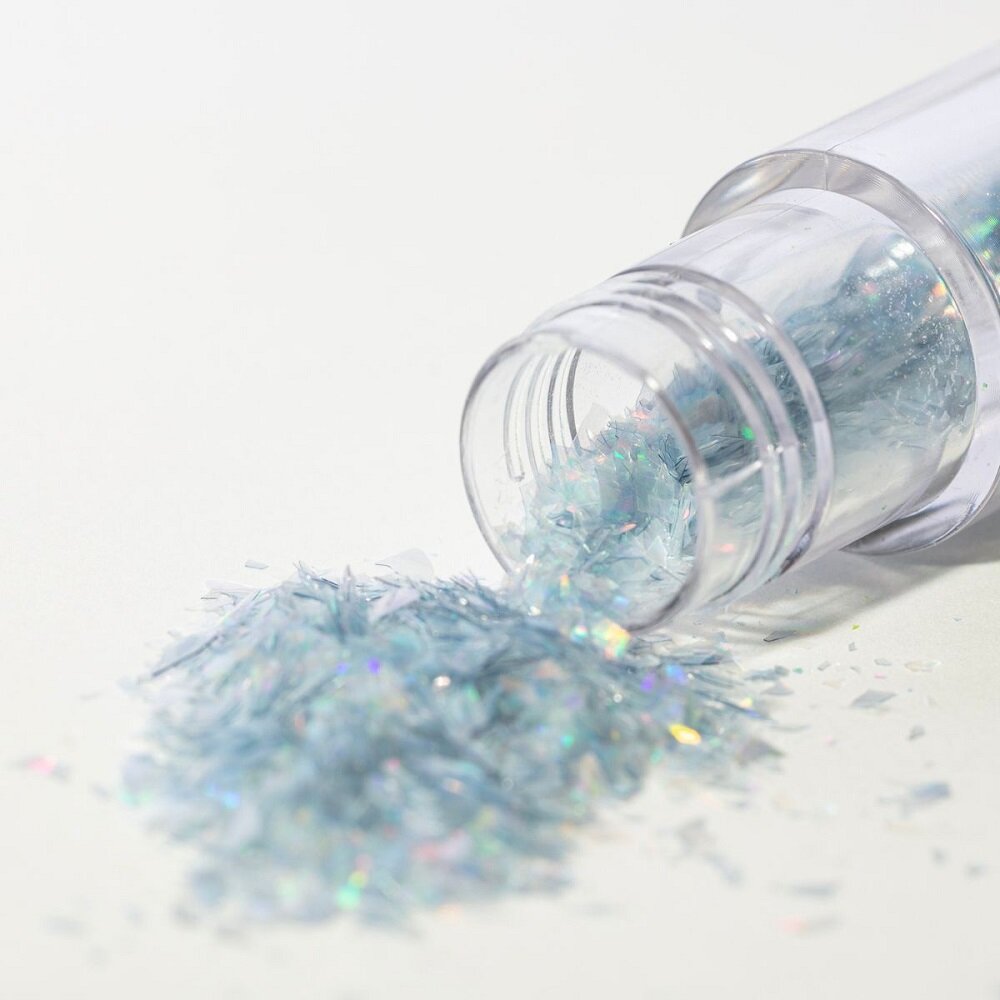 PME Eetbare Glittervlokken, zilver