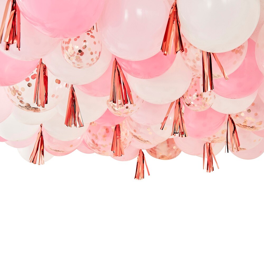 Plafonddecoratie - Ballonnen met kwastjes