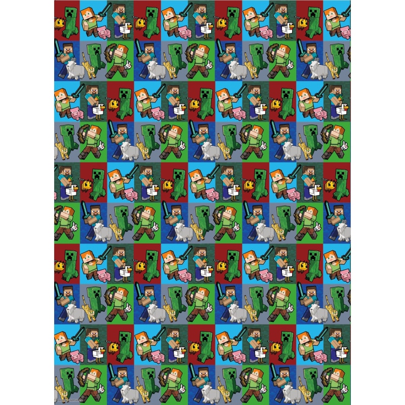 Minecraft Mobs Cadeaupapier