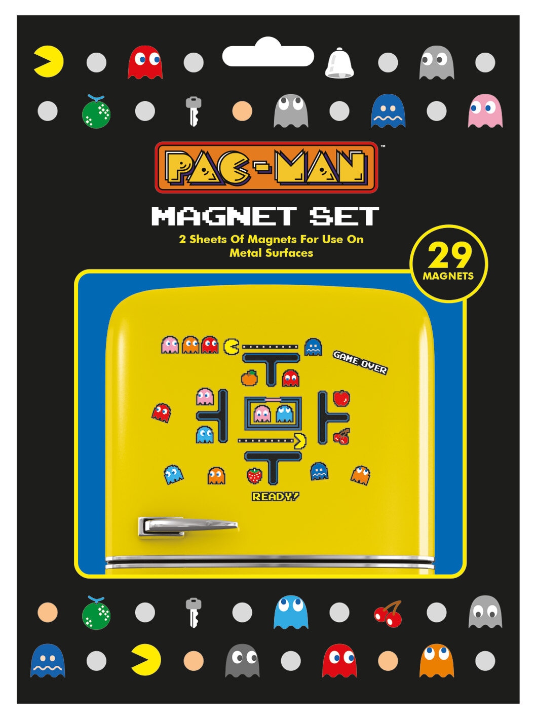 Pac-Man - Koelkastmagneten 29 stuks