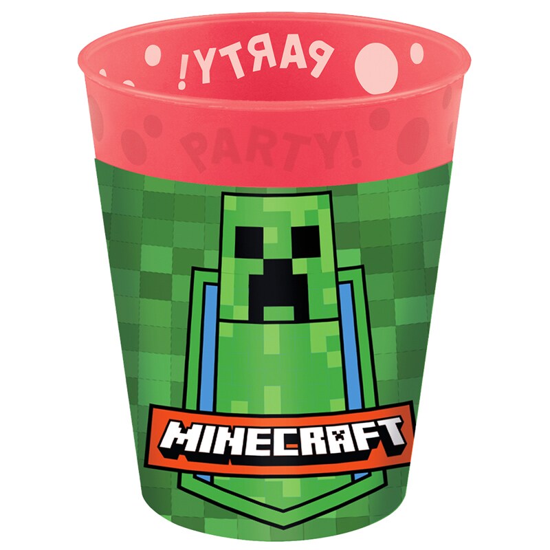 Minecraft - Plastic bekers 250 ml, 4-pack
