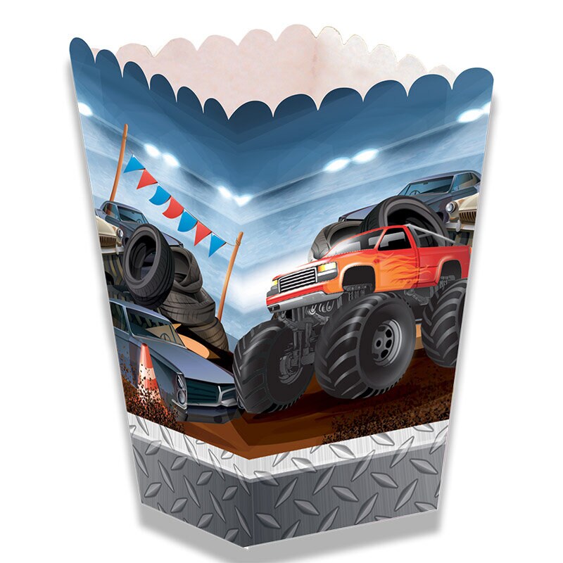 Monster Truck Popcornbakje 12 x 5 cm