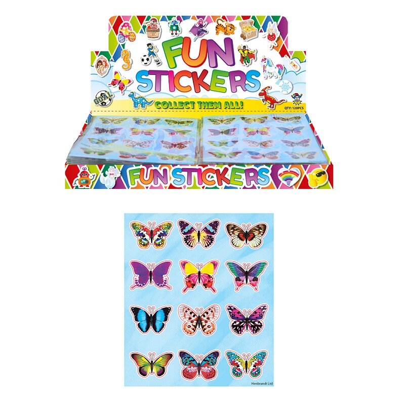 Vlinders Stickers 12-pack