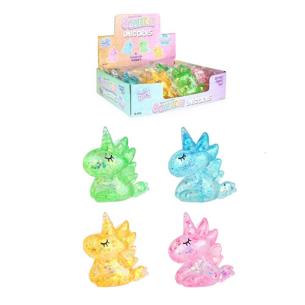 Squeeze glitter eenhoorn