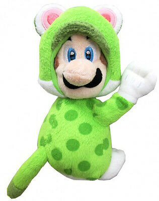 Super Mario Bros - Knuffel Magnet Cat Luigi 19 cm