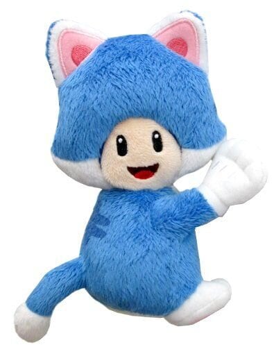 Super Mario Bros - Knuffel Magnet Cat Toad 19 cm