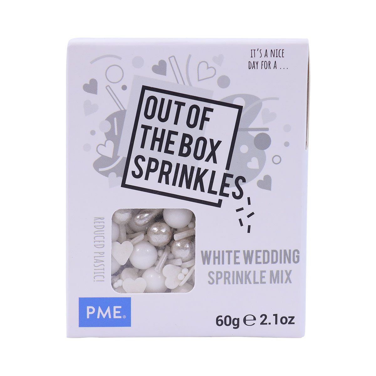 PME Sprinkles - White Wedding 60 g