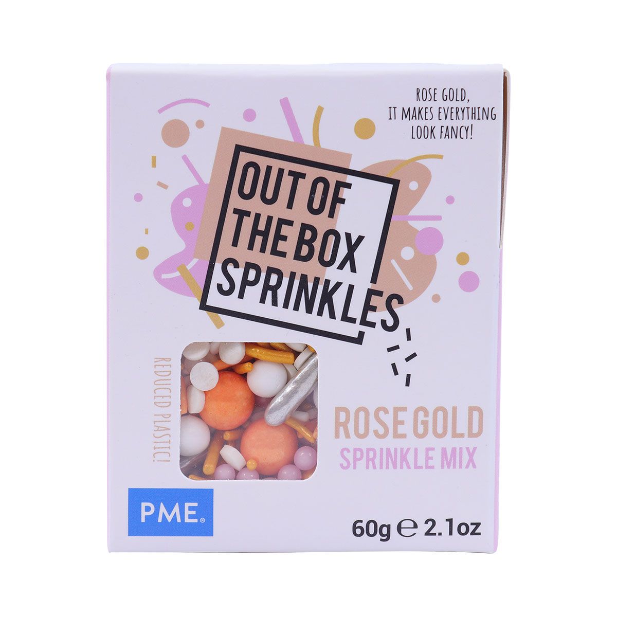 PME Sprinkles - Rose Gold 60 g