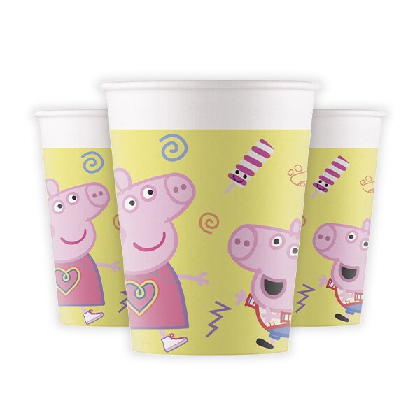 Peppa Pig - Bekers 8 stuks