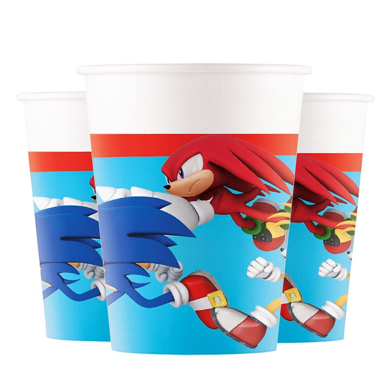 Sonic the Hedgehog - Bekers 8 stuks