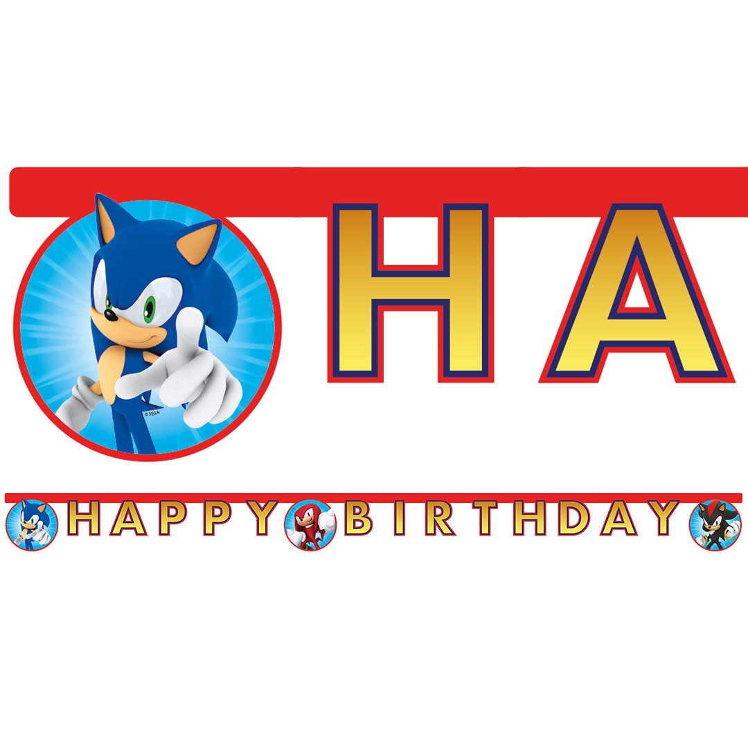 Sonic the Hedgehog - Slinger Happy Birthday
