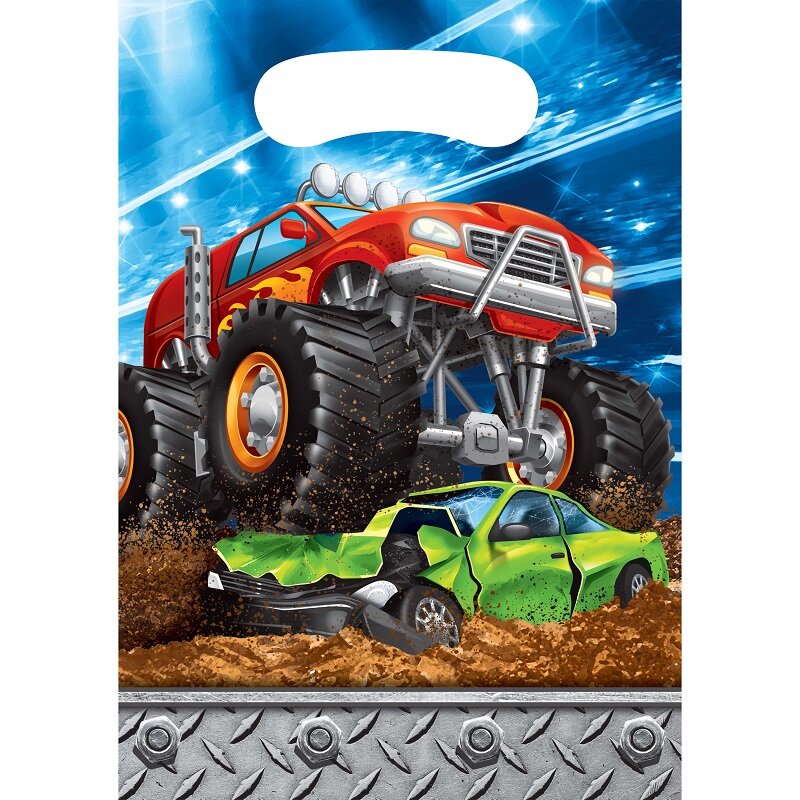 Monster Truck - Uitdeelzakjes 8 stuks