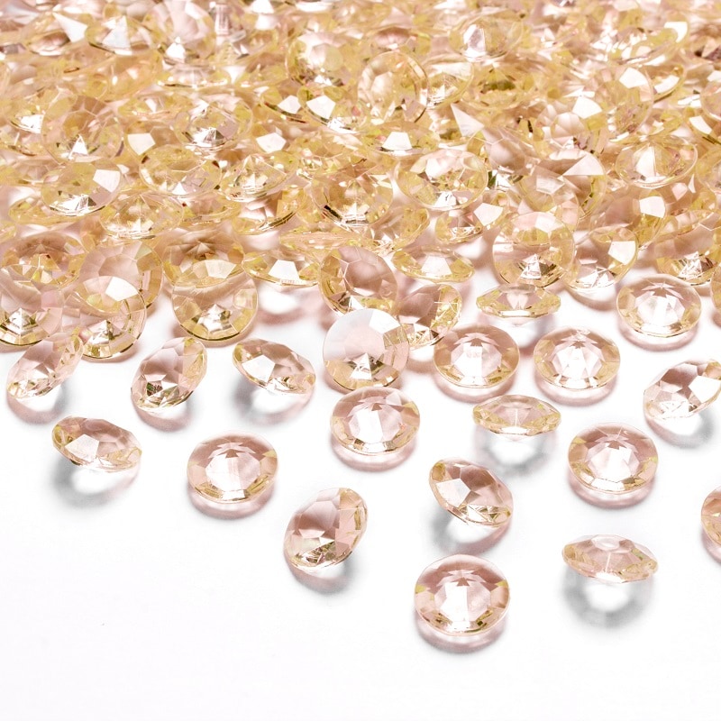 Diamant confetti - Goud 100 stuks