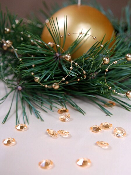 Diamant confetti - Goud 100 stuks