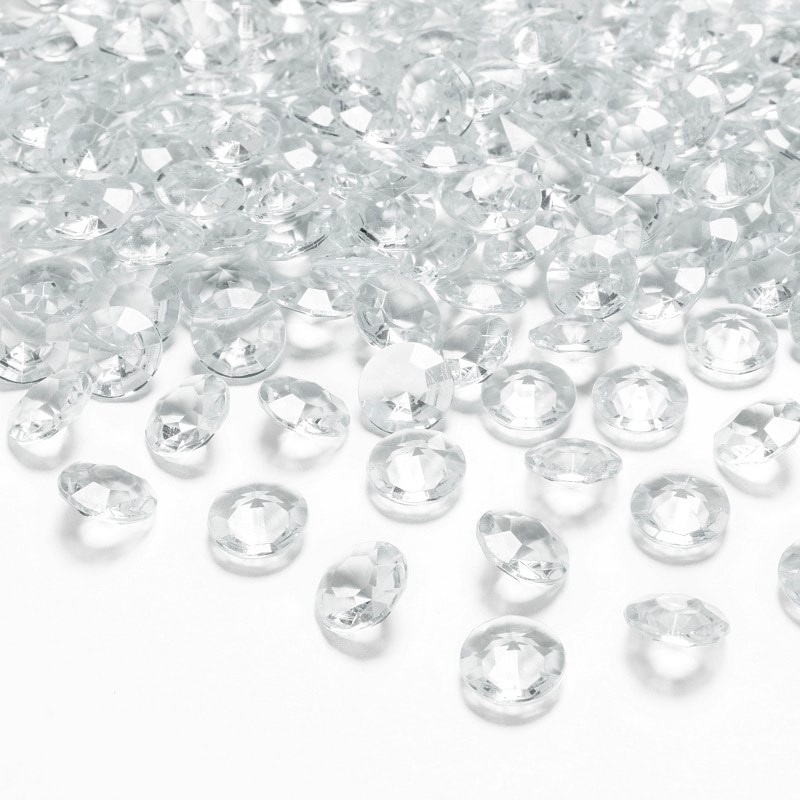 Diamantconfetti - Transparent 100 stuks
