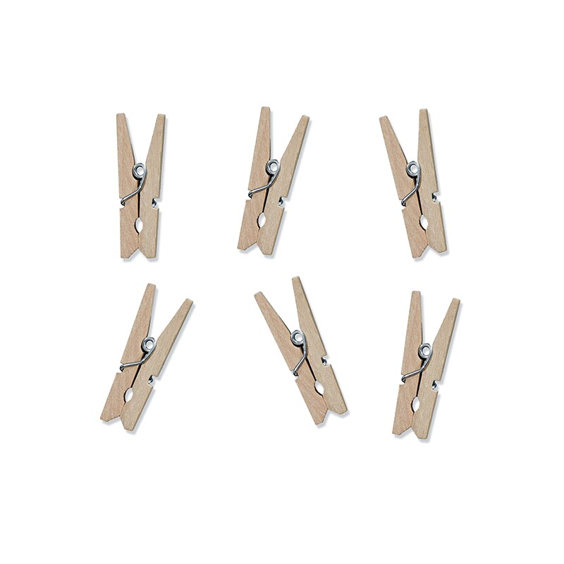 Klädnypor av trä 20-pack