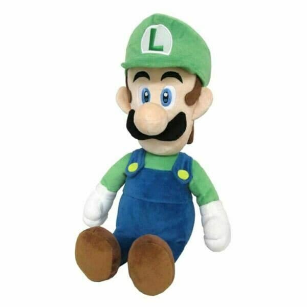 Super Mario Bros - Knuffel Luigi 25 cm