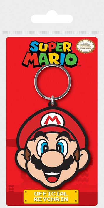 Super Mario - Sleutelhanger Mario hoofd
