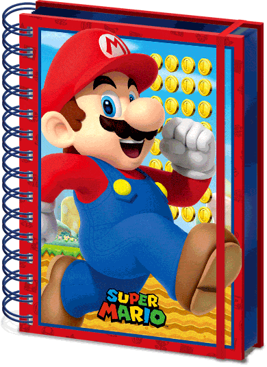 Super Mario Bros - 3D notitieboekje Mario