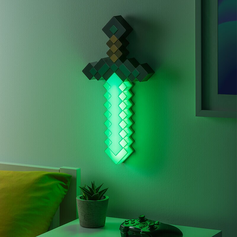 Minecraft - Diamanten Zwaard Lamp 40 cm