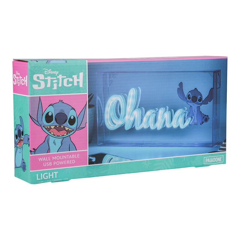 Stitch - Neon LED-lamp Ohana