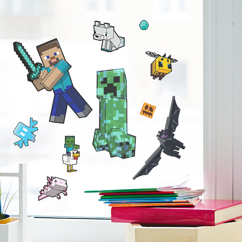 Minecraft - Raamstickers 35 stuks