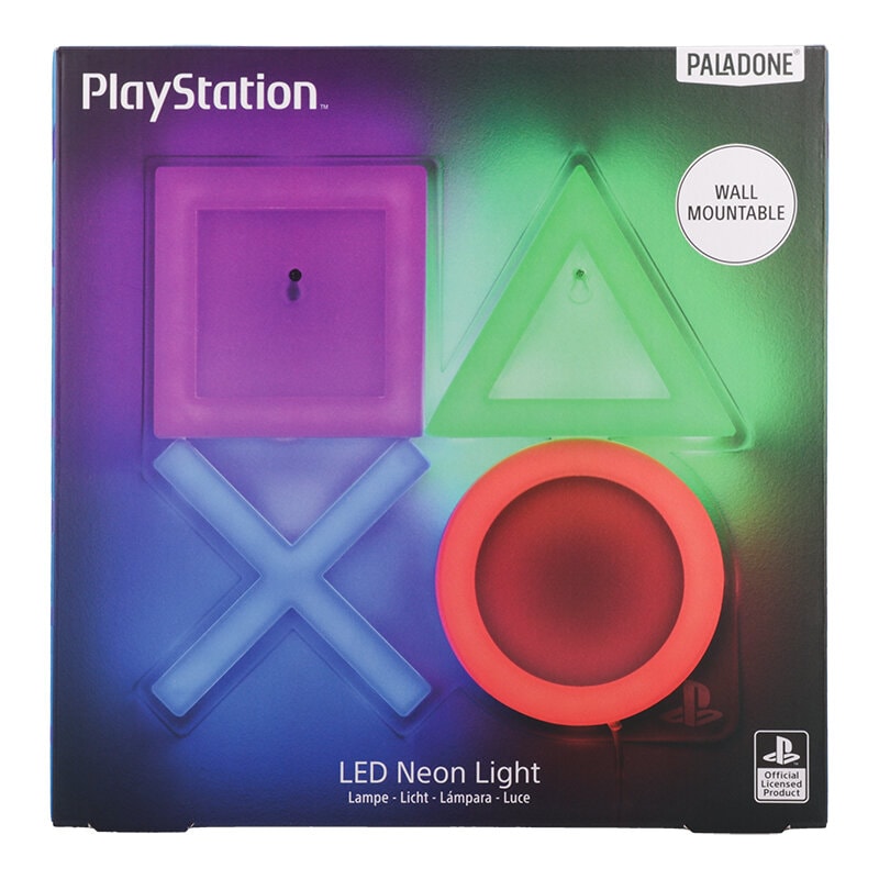 PlayStation Neon LED-wandlamp 25 cm