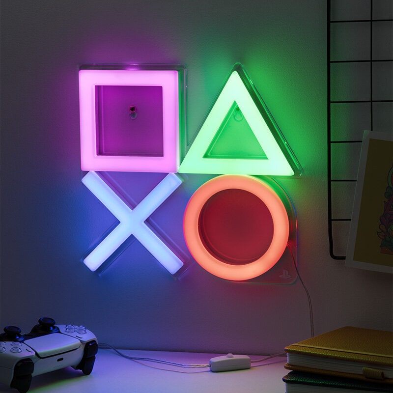 PlayStation Neon LED-wandlamp 25 cm
