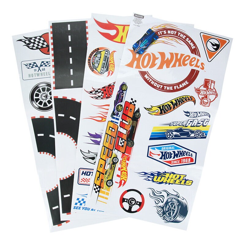 Hot Wheels - Muurstickers 44 stuks