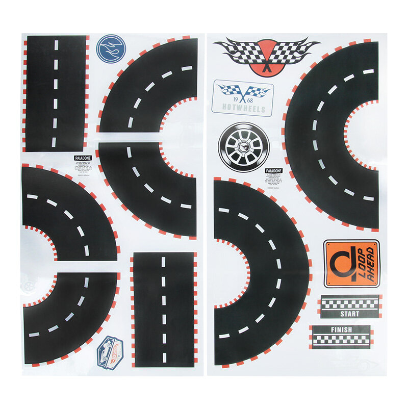 Hot Wheels - Muurstickers 44 stuks
