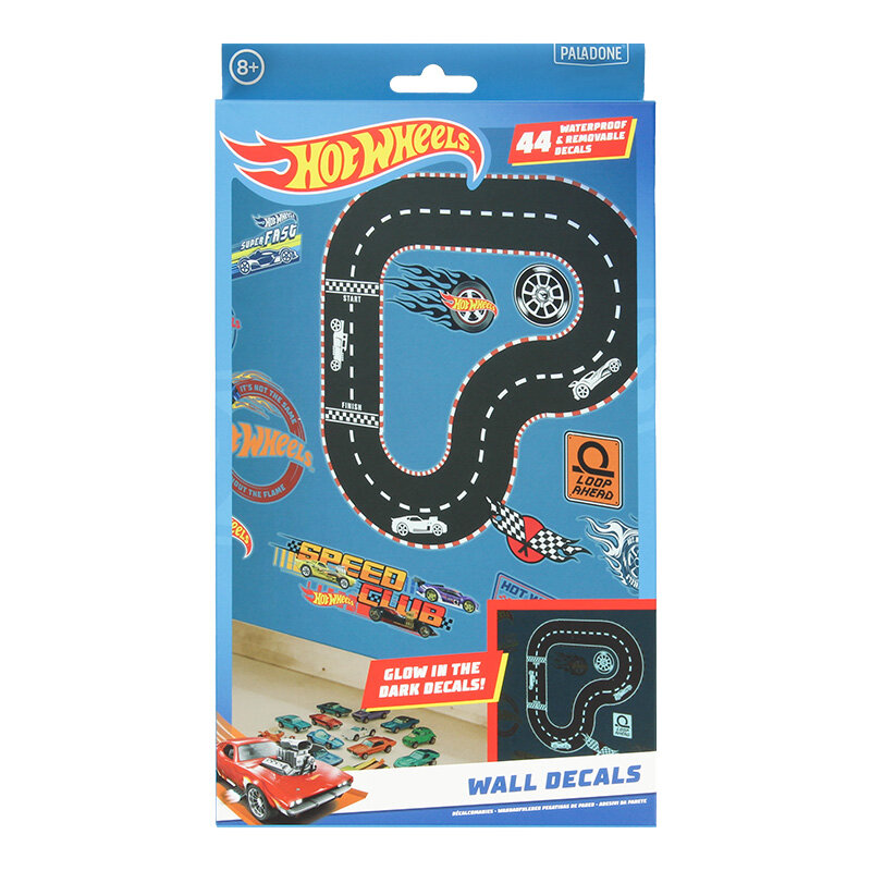 Hot Wheels - Muurstickers 44 stuks