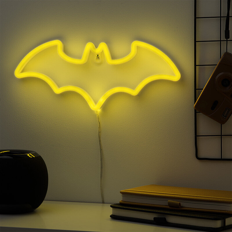 Batman Neon LED-wandlamp