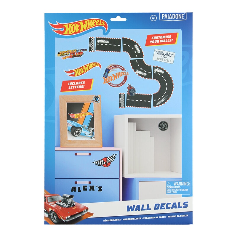 Hot Wheels Muurdecoratie 143-delig