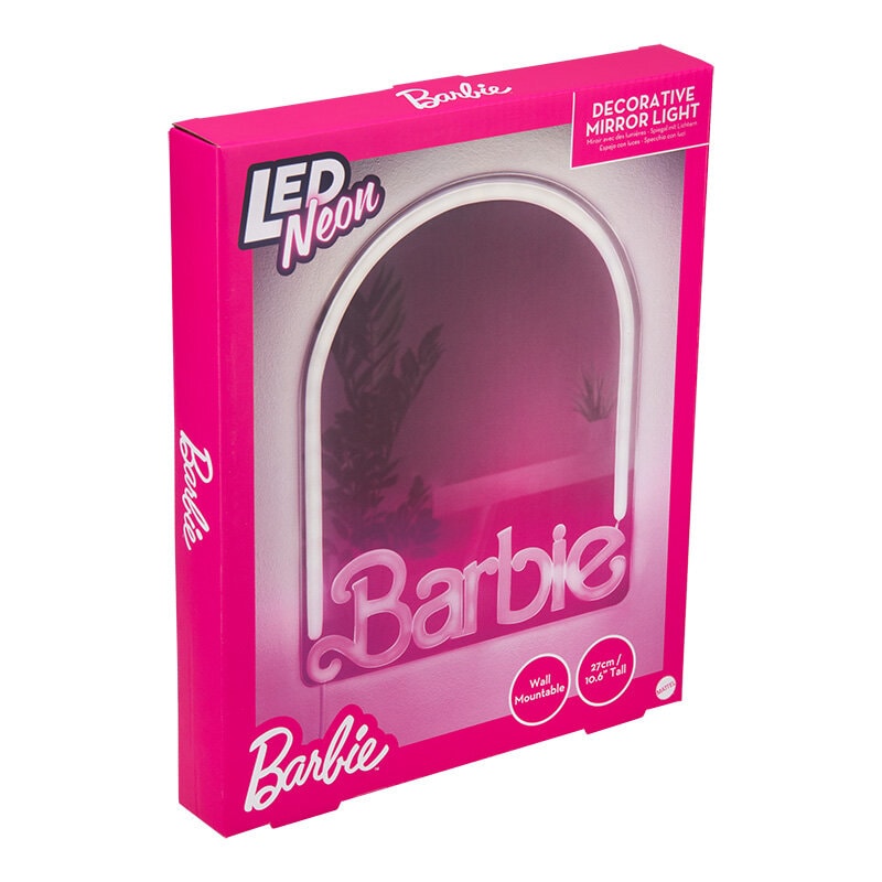Barbie LED-Wandlamp met spiegel