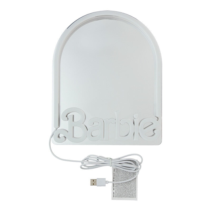 Barbie LED-Wandlamp met spiegel