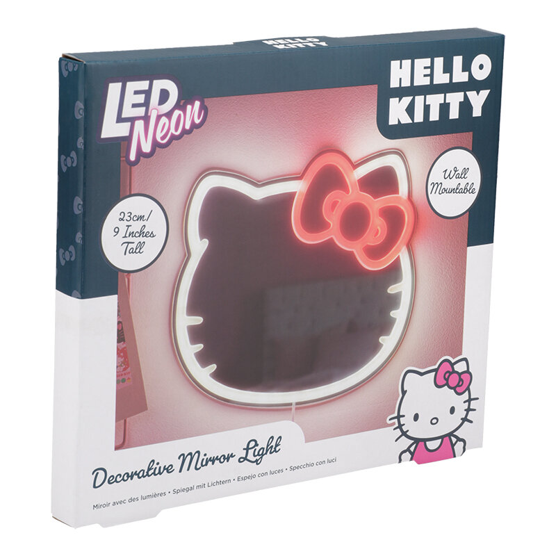 Hello Kitty LED-Wandlamp met spiegel