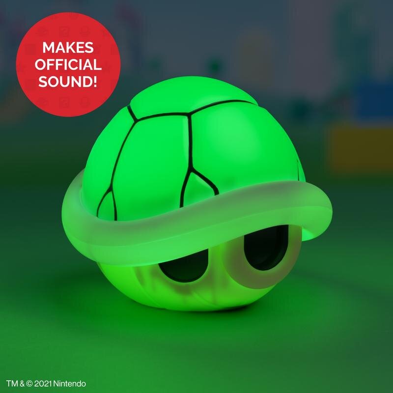 Super Mario - Lamp Green Shell met geluidseffecten