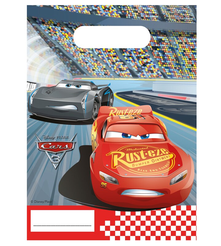 Disney Cars 3 - Uitdeelzakjes 6 stuks