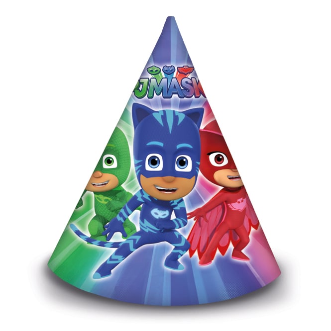 PJ Masks - Feesthoedjes 6 stuks