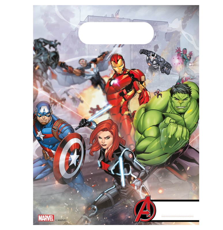 Mighty Avengers - Uitdeelzakjes 6 stuks