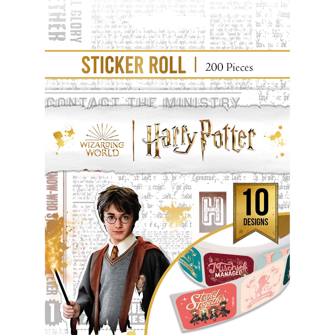 Harry Potter - Stickers op rol 200 stuks