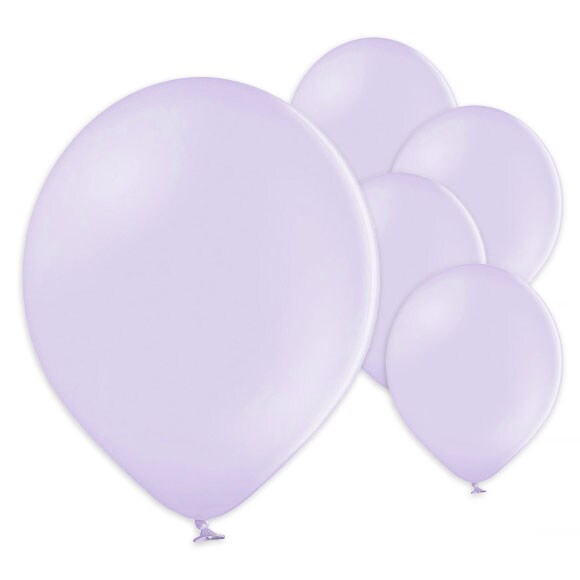 Ballonnen in lichtpaarse pastelkleur 50 stuks